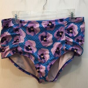 Lime Ricki XL high waist swim bottom